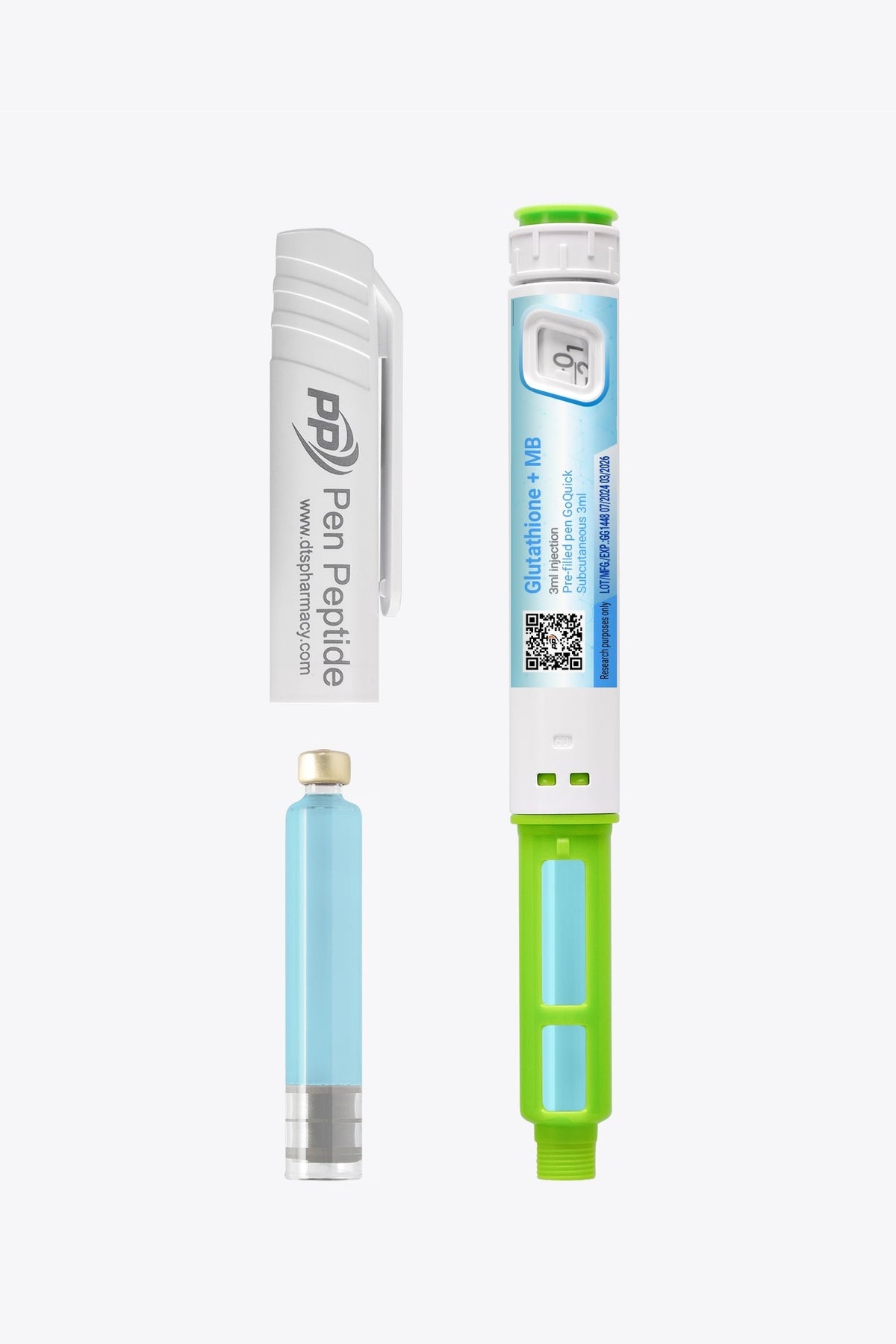 Gluthatione + Methylene Blue Pre-Mixed Pen