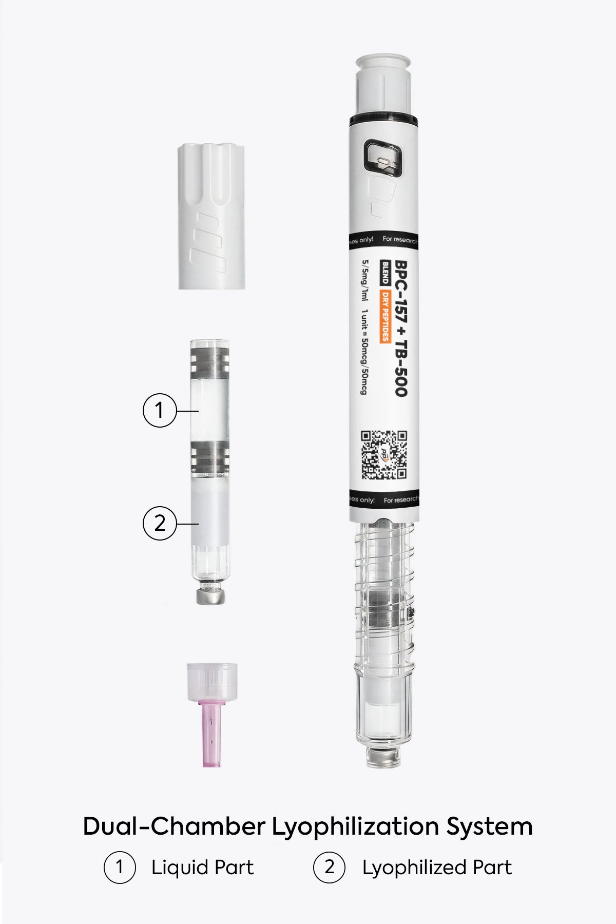 пептид bpc-157 Bioaxing, пептид BPC-157, 10 мг купить в интернет магазине POLEZNOO.ru main image 0