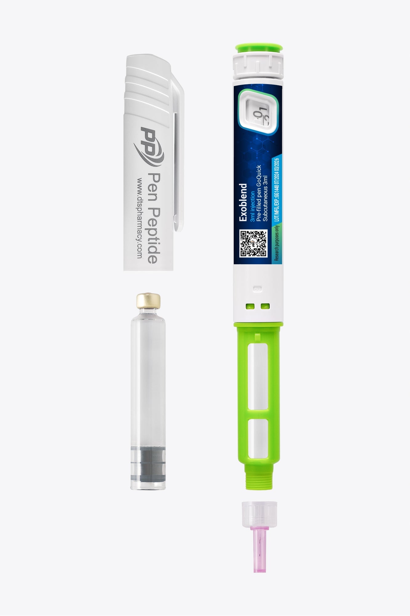 Exoblend писалка с BPC-157 ; TB-500 ; PDRN ; Екзозоми и екстракт от еленови рога