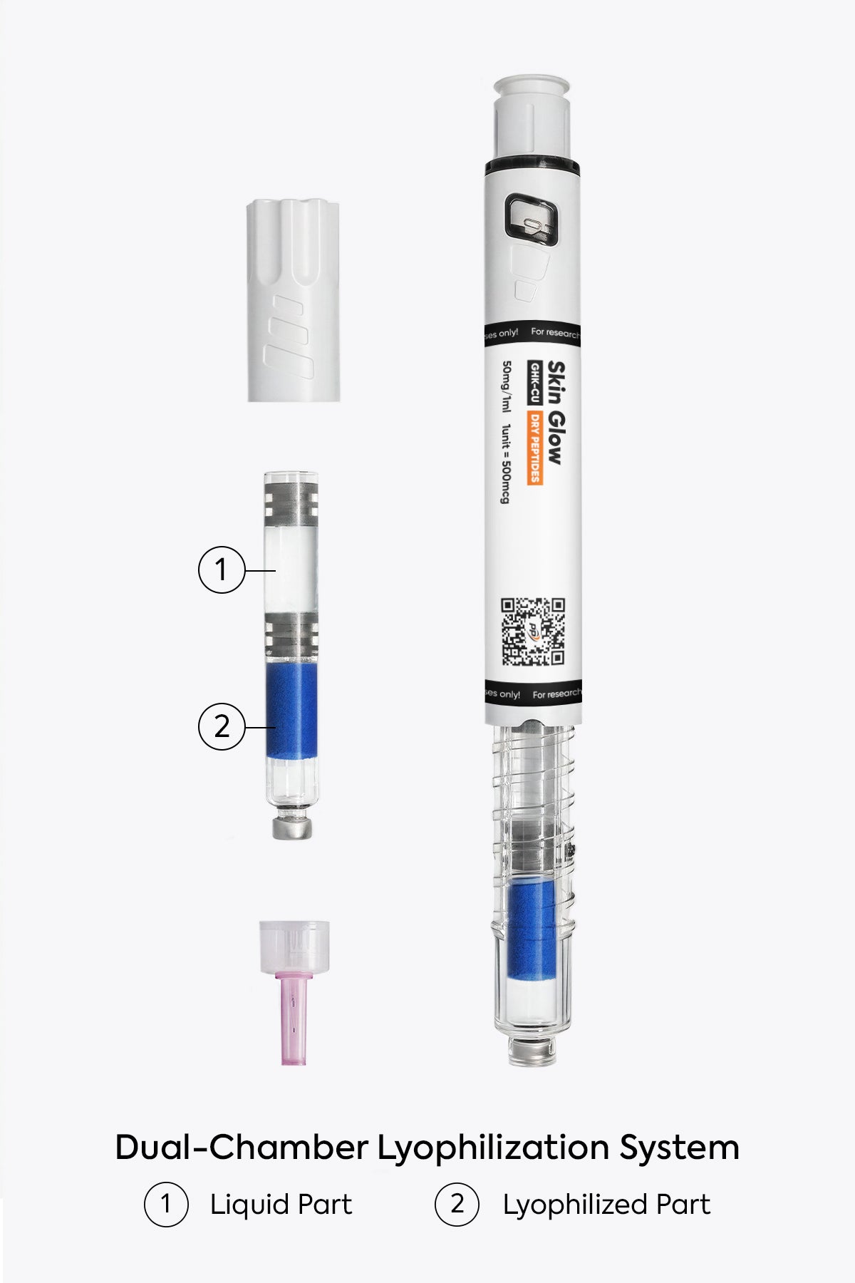 glow ghk cu pen Alluvi Glow GHK-Cu BPC-157 & TB-500 70mg Pen main image 1