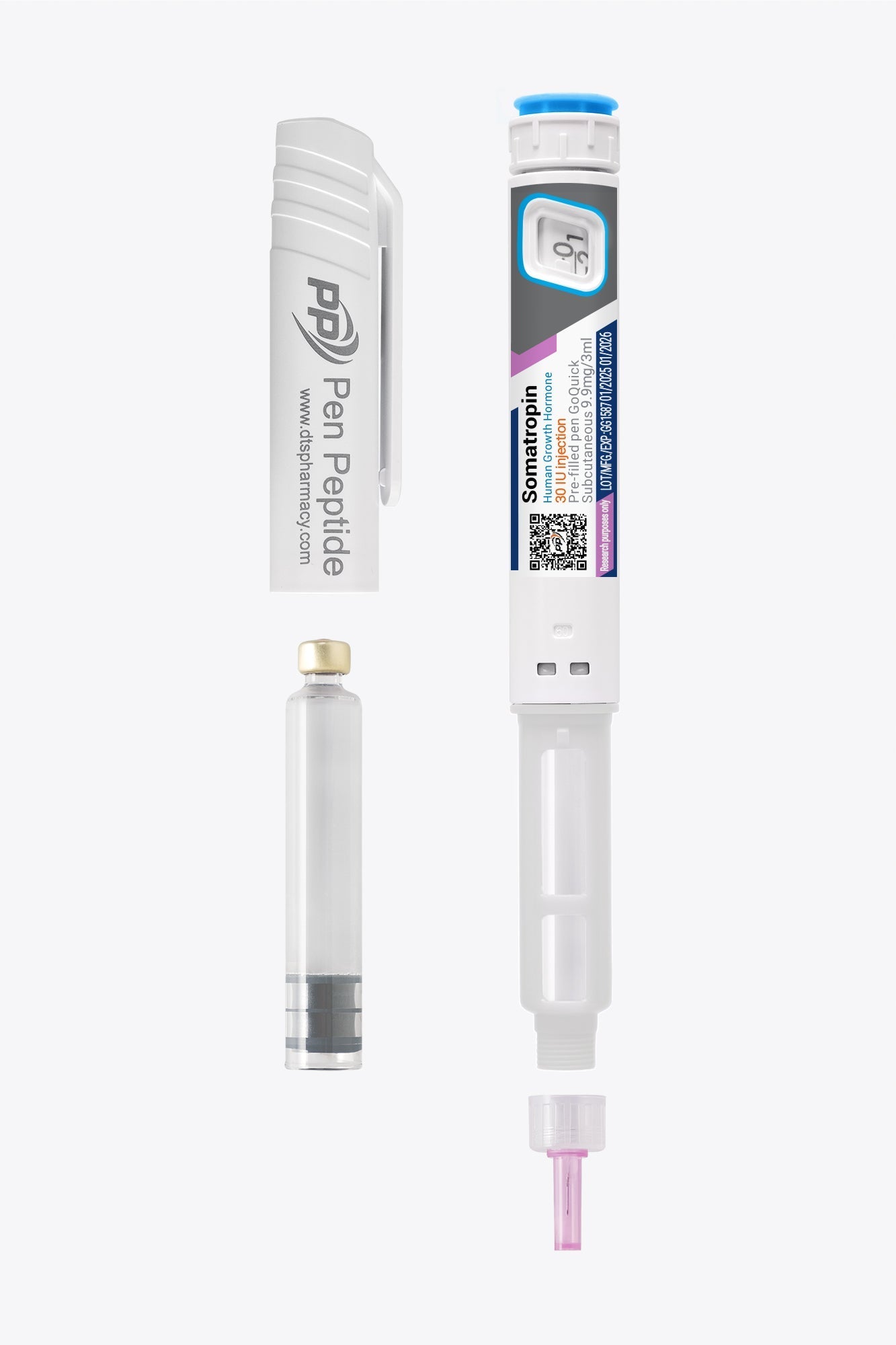 Пептид Somatropin HGH в писалка