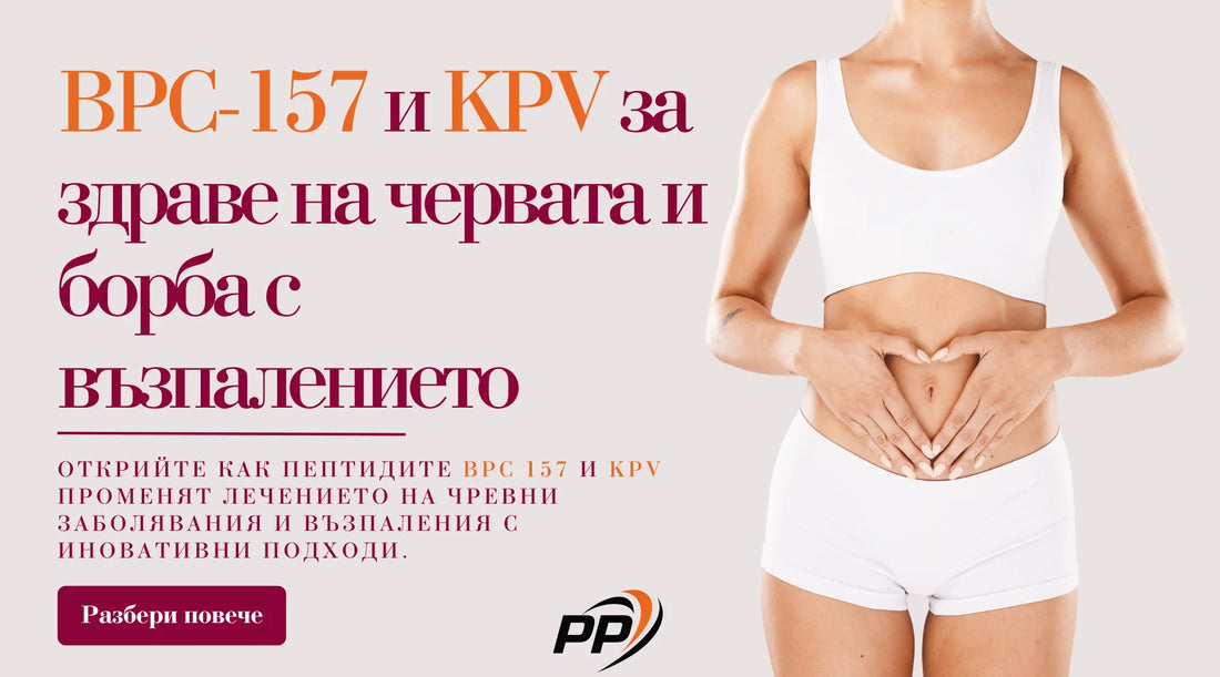 BPC-157 и KPV за здраве на червата и борба с възпалението - Pen Peptide