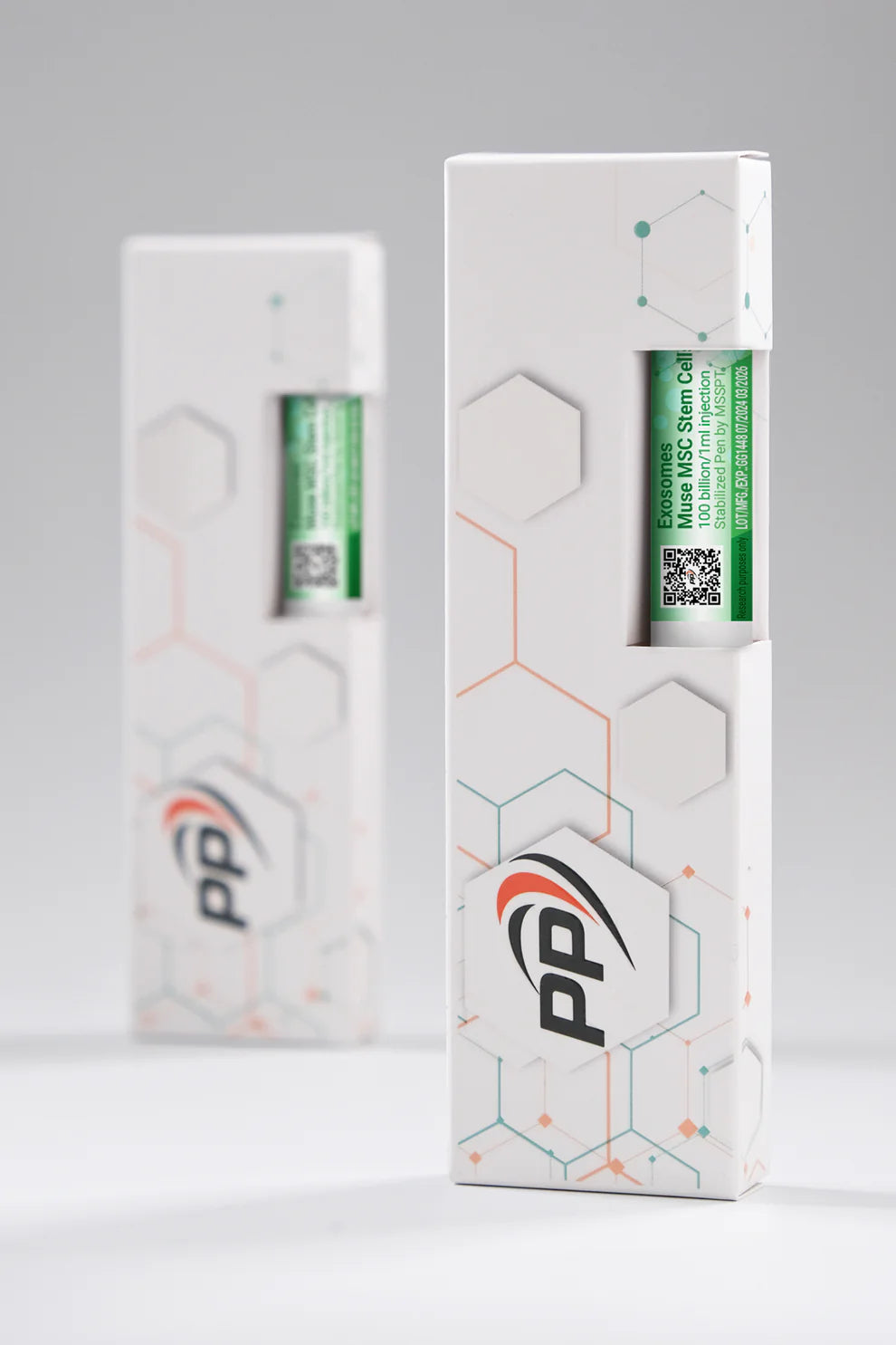 Кутия и писалка с екзозоми